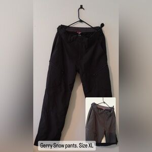 Gerry snow pants size extra